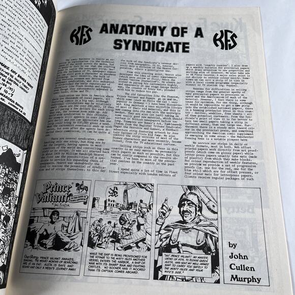 Comic Media #9 - 1973 UK Comic Zines Modesty Blaise Issue Peter O'Donnell Rare - Picture 8 of 10